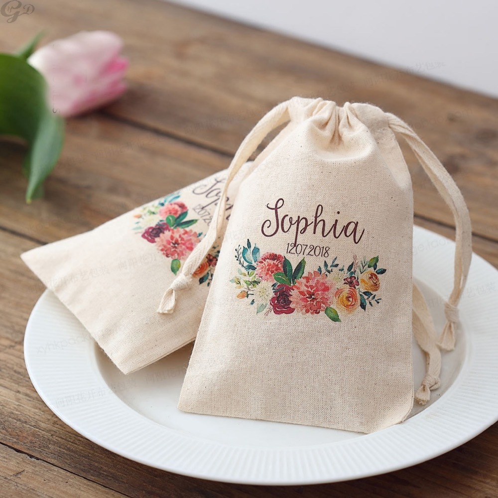 Baby Clothing Event - 100pcs 사용자 정의 이름 로고 웨딩