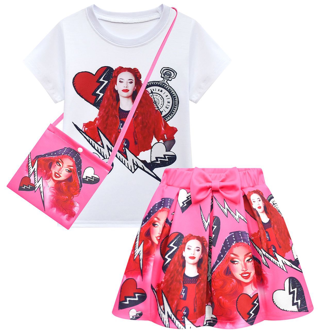 Baby Clothing Unit - 어린이 의류 세트, 여아용 빨간 자손