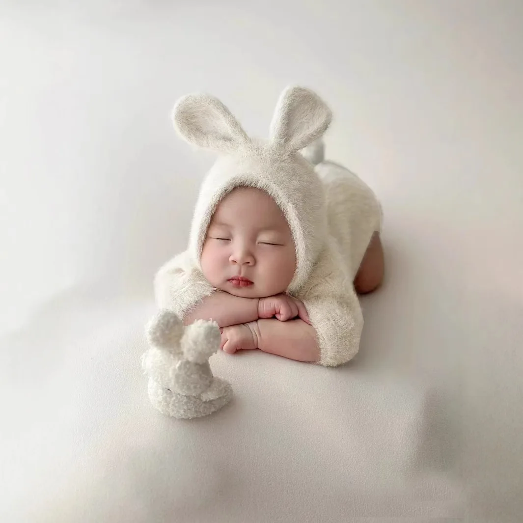 Baby Clothing Products - 신생아 사진 소품 니트 복장 토끼