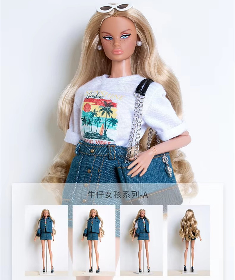 Baby Clothing Unique - Xianxian 1/6 슈퍼 모델 인형 COWGIRL