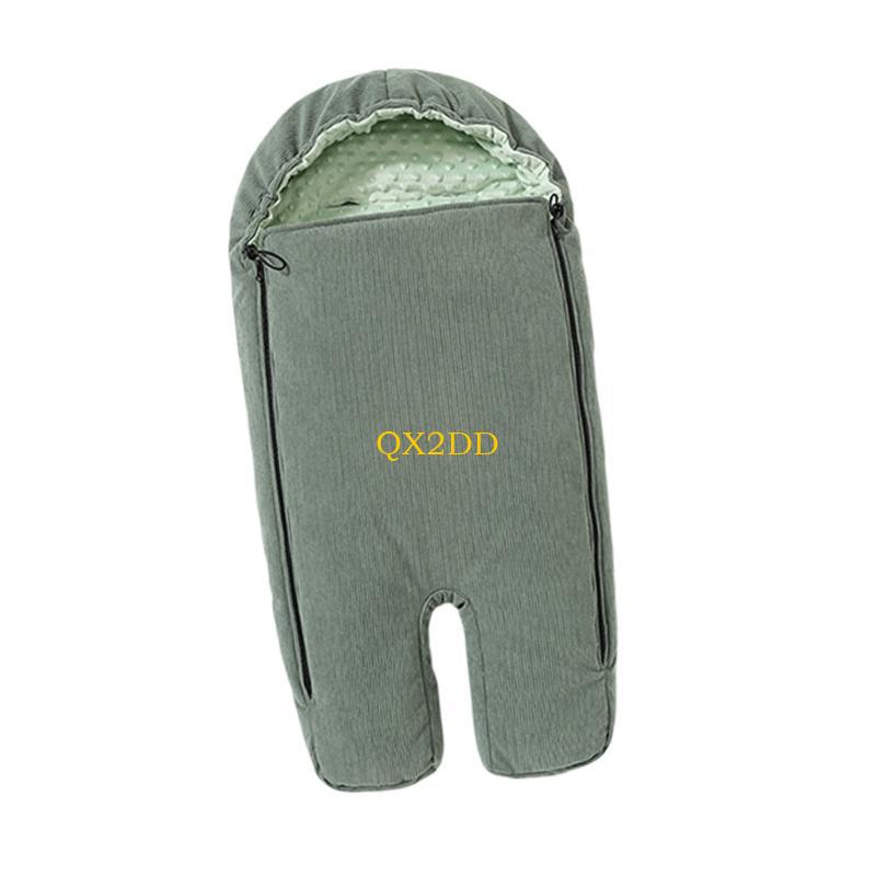 Fleece Sleep Bag - QX2D 코듀로이 및 양털 절연 유모차