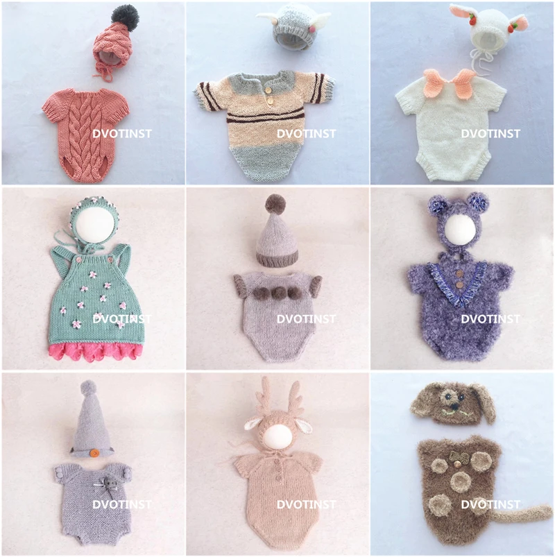 Baby Clothing Products - 신생아 사진 소품 크로 셰 뜨개질