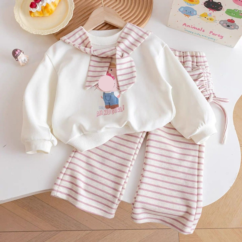 Baby Clothing Unique - 봄과 가을 여아 의상: 독특한 만화