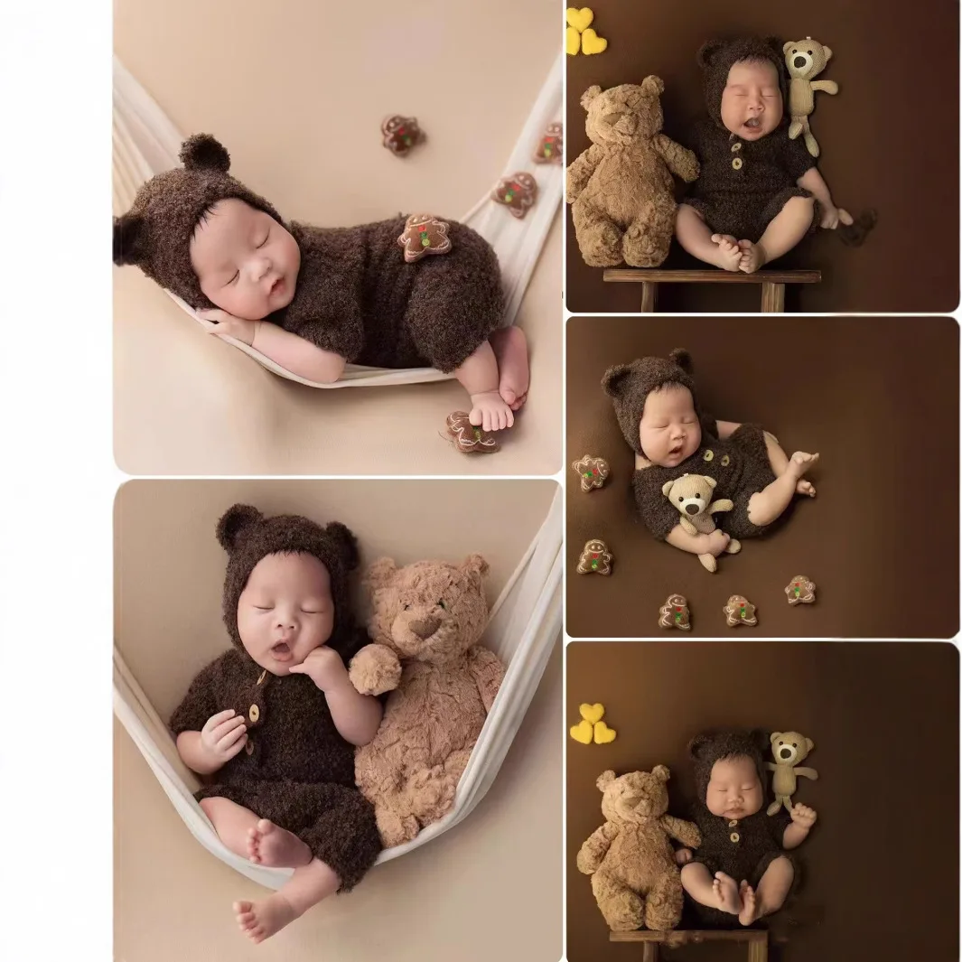 Baby Clothing Products - 신생아 사진 소품 아기 곰 복장