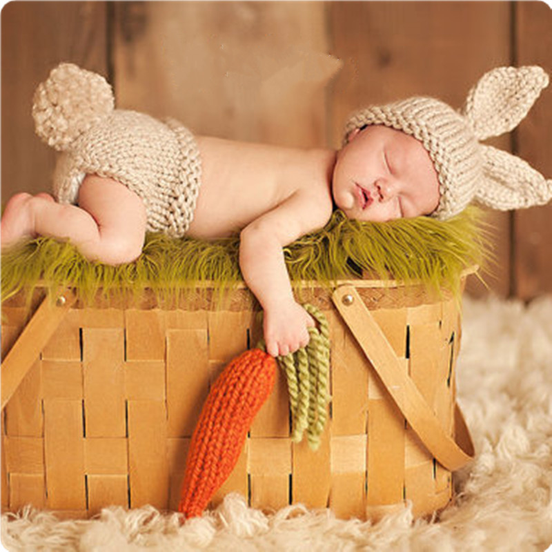 신생아 사진 소품, 뜨게 바지 모자, 무 촬영 코스튬  - Baby Clothing Products 리뷰 및 가격