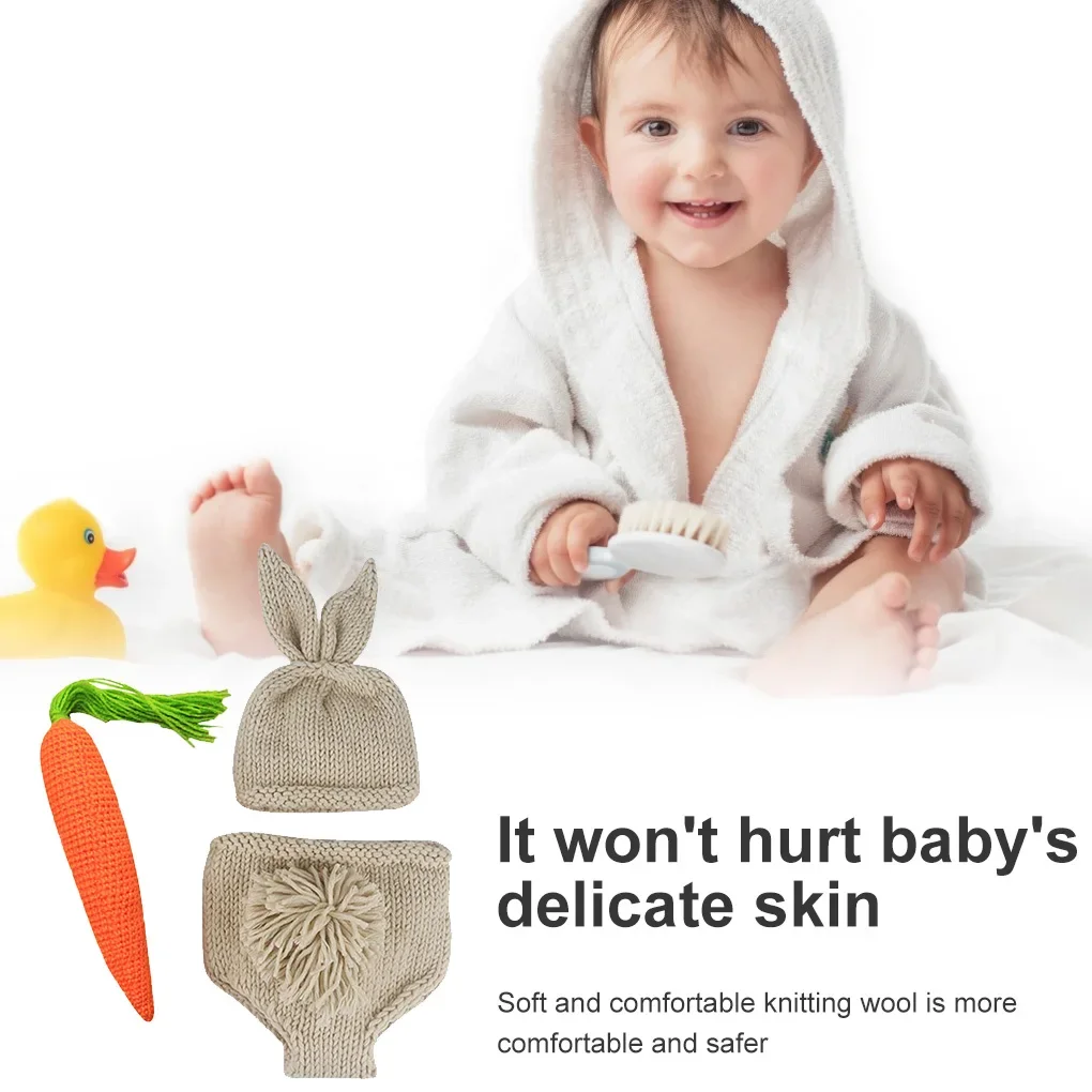신생아 사진 소품, 뜨게 바지 모자, 무 촬영 코스튬  - Baby Clothing Products 리뷰 및 가격