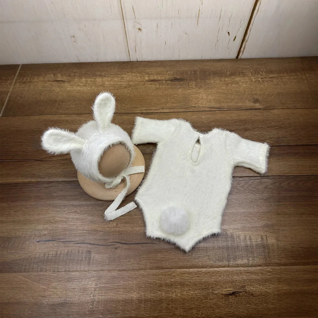 신생아 사진 소품 니트 복장 토끼 인형 아기 코스프레  - Baby Clothing Products 리뷰 및 가격