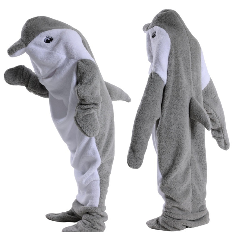 2024 상어 돌고래 고래 침낭 담요, 양털 솜털 원시 - Fleece Sleep Bag 리뷰 및 가격