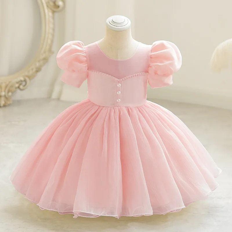 여름 아기 여자아이 드레스 레이스 메쉬 반팔 파티 드레 - Baby Z Clothing 리뷰 및 가격