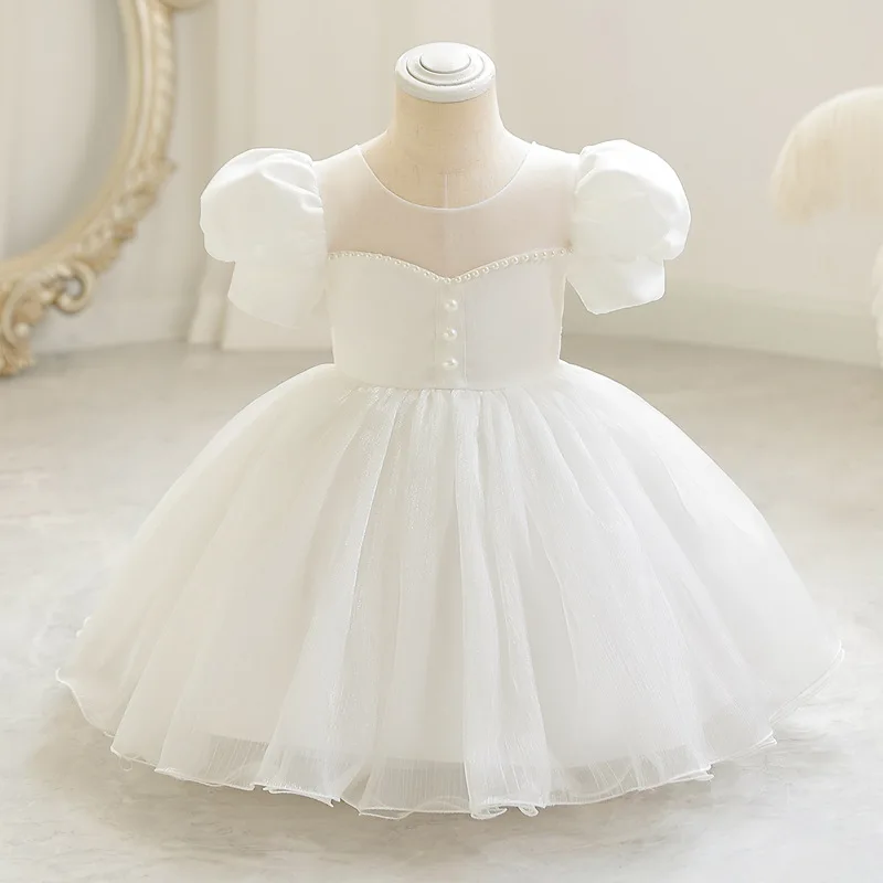 여름 아기 여자아이 드레스 레이스 메쉬 반팔 파티 드레 - Baby Z Clothing 리뷰 및 가격