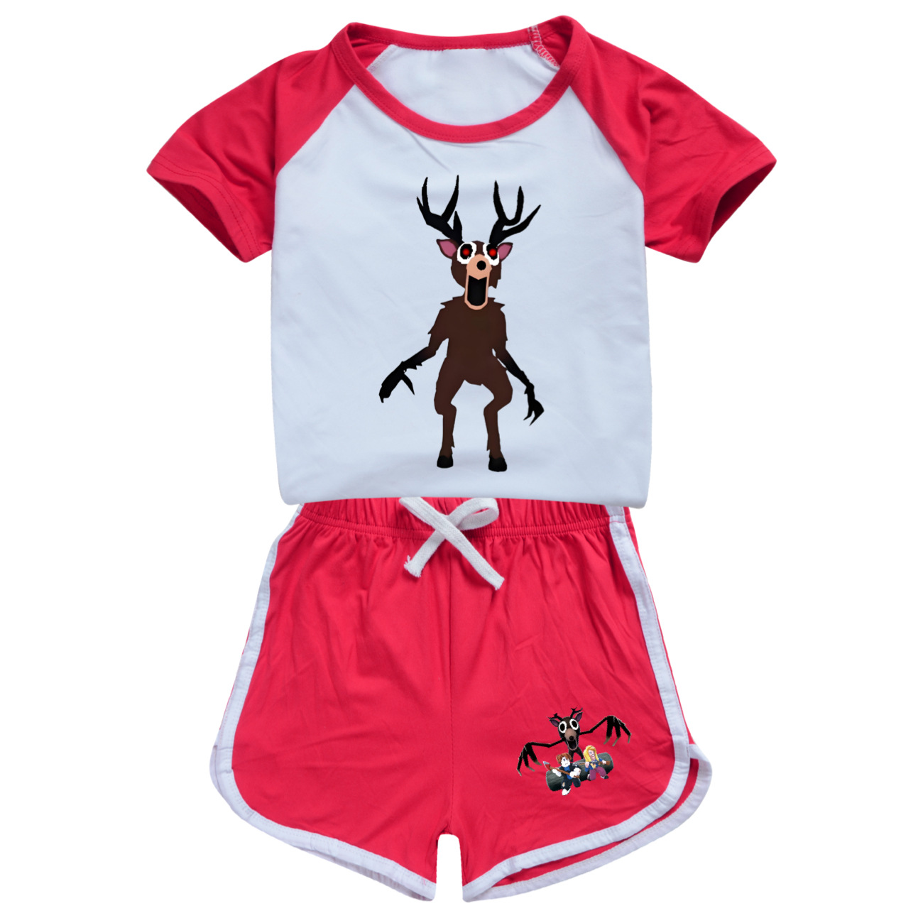 숲속의 99 밤 사슴 잠옷 세트 여름 어린이 반팔 티셔 - Baby Clothing Unit 리뷰 및 가격