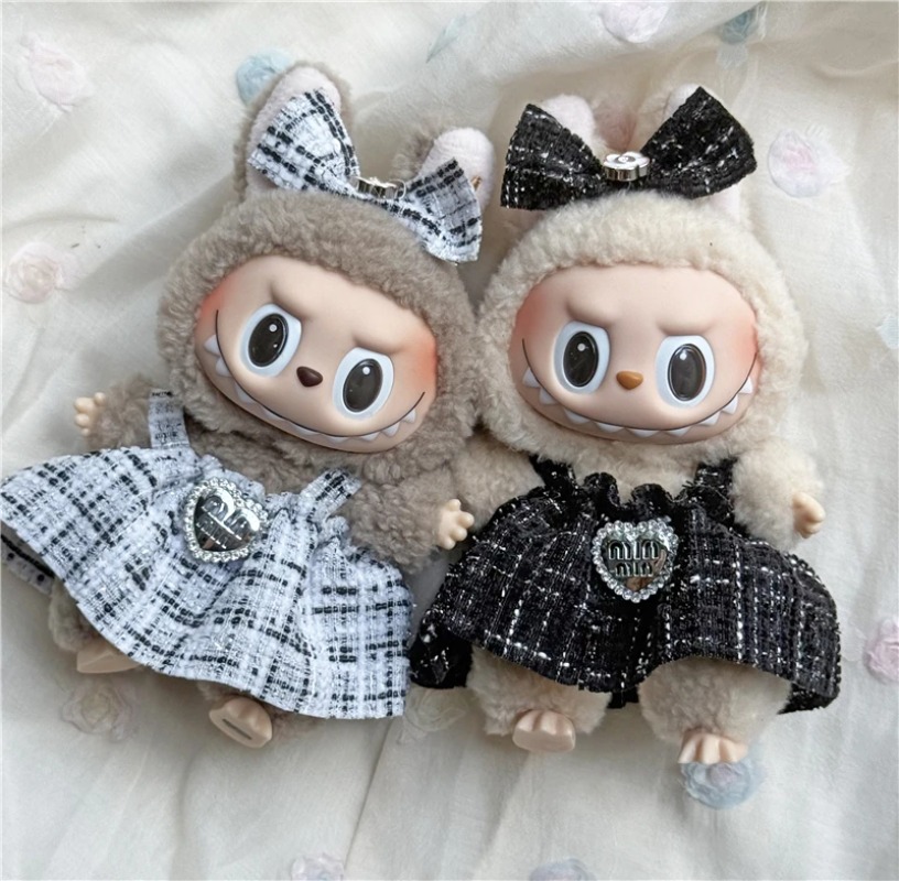 15 17cm 라부부 인형용 귀여운 치마 의상 컬러풀  - Baby Clothing 리뷰 및 가격