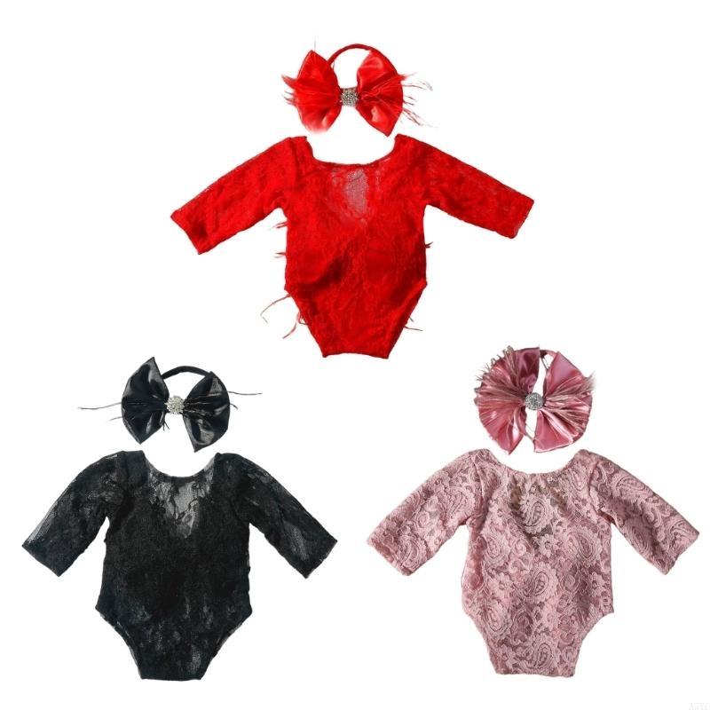 A5YC 아름다운 레이스 Romper & 머리띠 세트  - Baby Clothing Unique 리뷰 및 가격