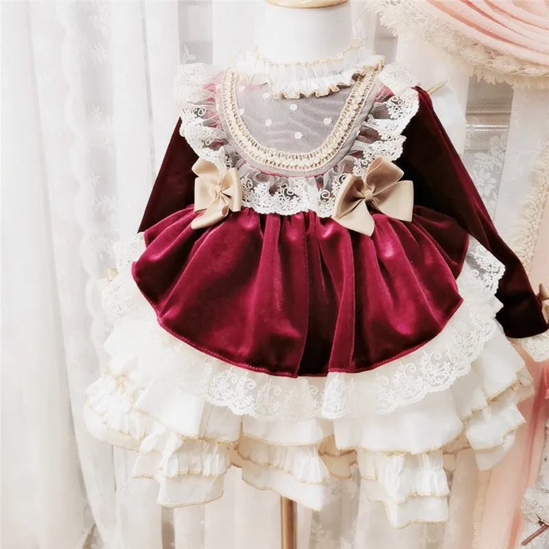 여자 아기 파티 드레스 새로운 스페인어 빈티지 로리타  - Baby Z Clothing 리뷰 및 가격