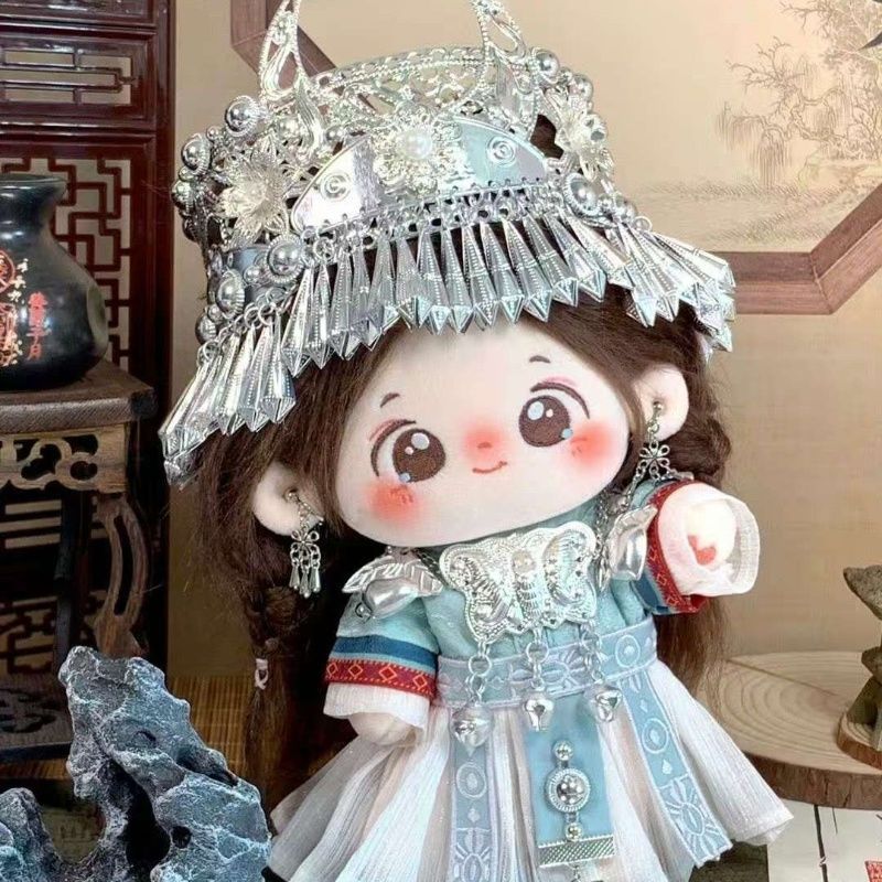 20cm 면인형 - 중국 전통 미아오장 시리즈 아기옷  - Baby Clothing 리뷰 및 가격