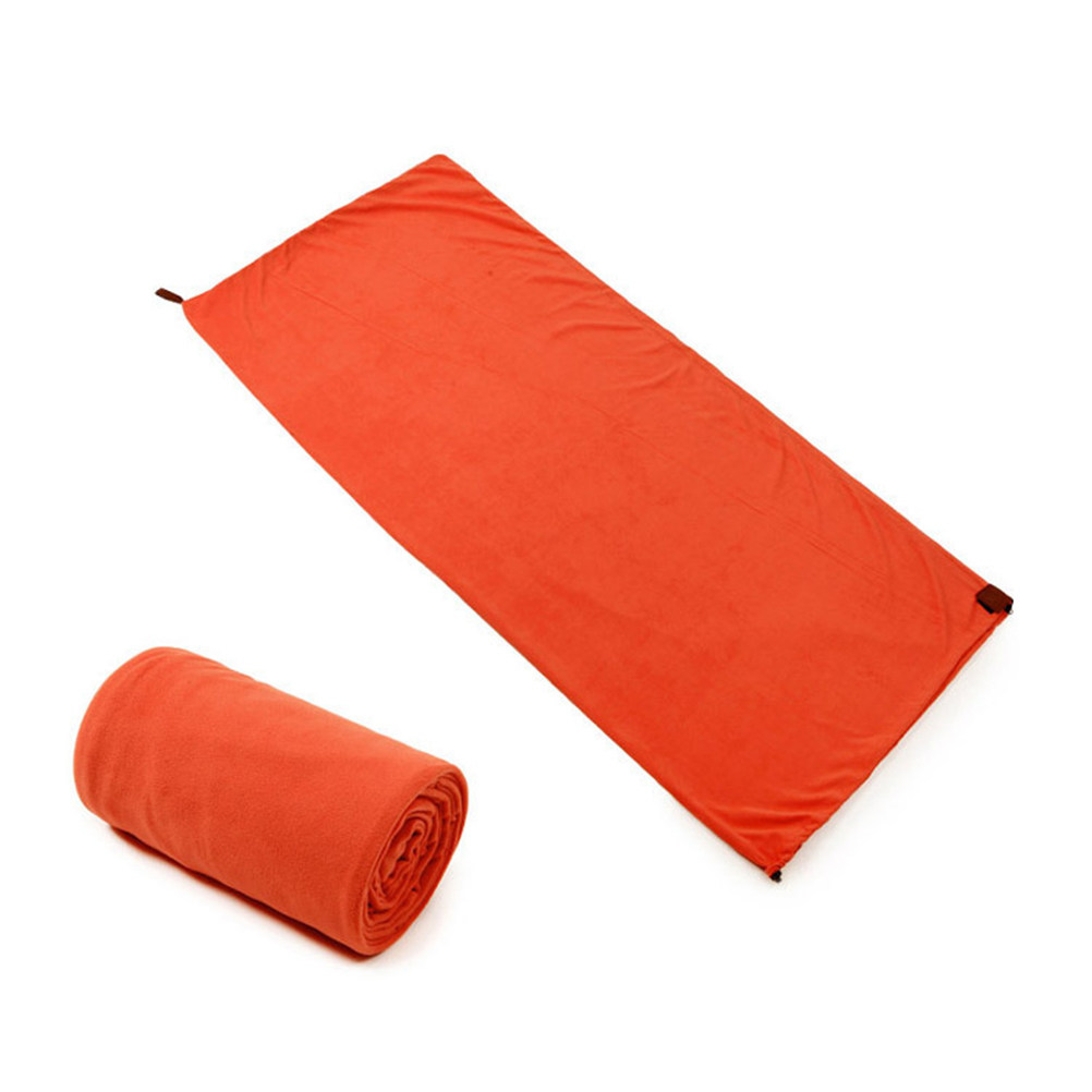 휴대용 침낭 오렌지 폴라 플리스 따뜻하고 통기성이 좋은 - Fleece Sleep Bag 리뷰 및 가격