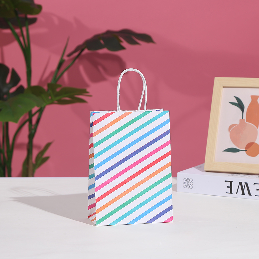 30개 스트라이프 크라프트 종이 선물 가방 별 모양 웨 - Baby Clothing Event 리뷰 및 가격