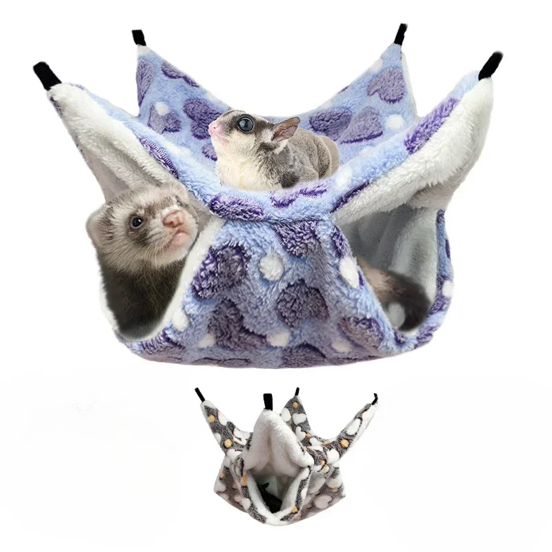 쥐용 해먹, 이중 두꺼운 봉제 겨울 따뜻한 침대, 햄스 - Fleece Sleep Bag 리뷰 및 가격
