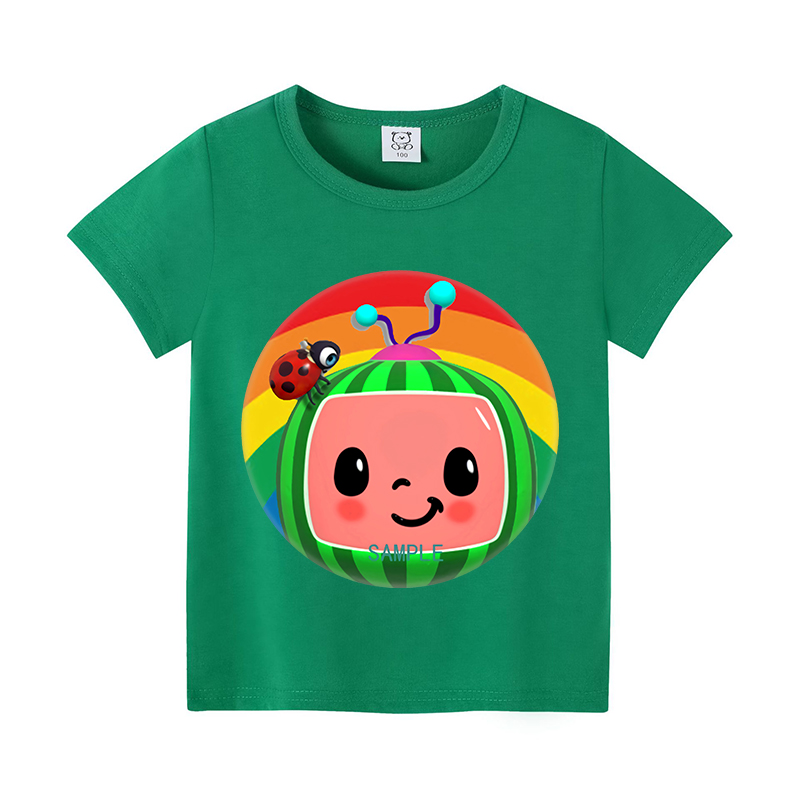 Cocomelons 베이비 티셔츠 애니메이션 코튼 반팔 - Baby Clothing 리뷰 및 가격