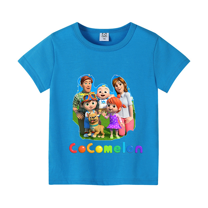 Cocomelons 베이비 티셔츠 애니메이션 코튼 반팔 - Baby Clothing 리뷰 및 가격
