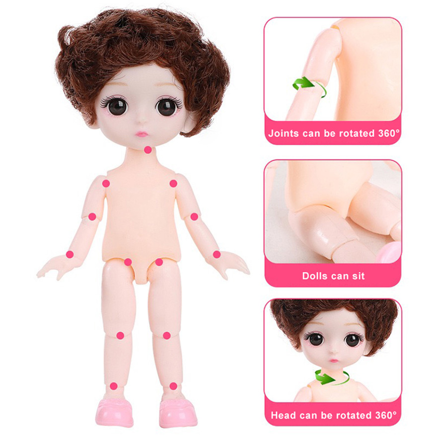 소녀 장난감 BJD 미니 인형 13 움직일 수있는 공동 - Baby Z Clothing 리뷰 및 가격
