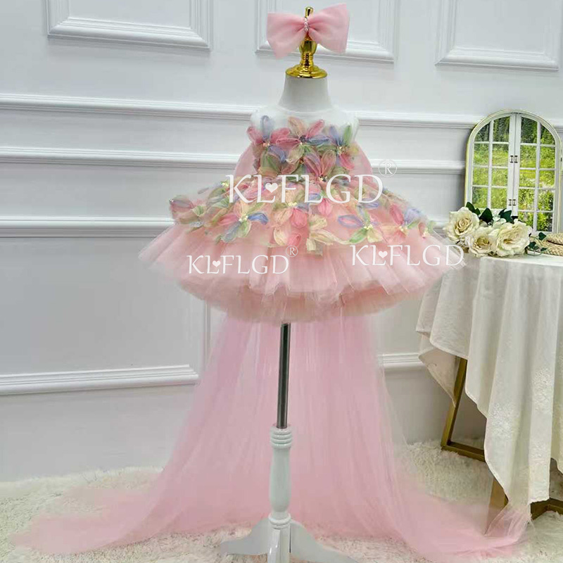 KLFLGD 우아한 청록색 플라워 걸 드레스, 플라워  - Baby Z Clothing 리뷰 및 가격