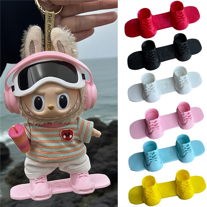15 17cm 라부부 인형용 야외 스포츠 스노우보드 빈 - Baby Clothing 리뷰 및 가격