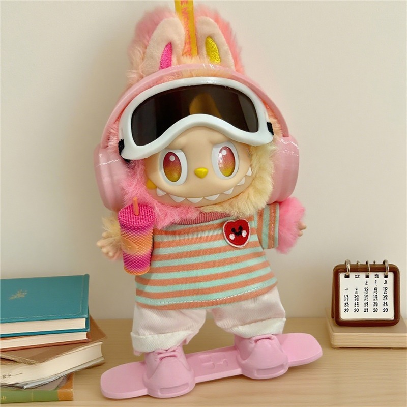 15 17cm 라부부 인형용 야외 스포츠 스노우보드 빈 - Baby Clothing 리뷰 및 가격