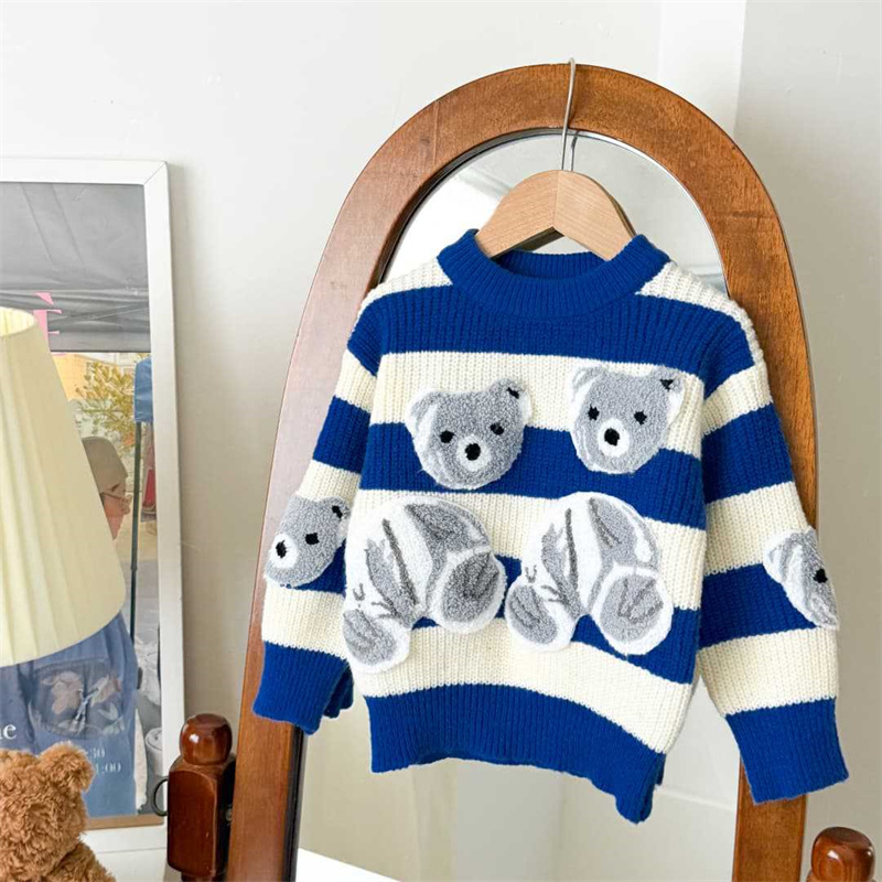 어린이 따뜻한 스웨터 소년 소녀 겨울 캐주얼 점퍼 어린 - Baby Clothing Jumpers 리뷰 및 가격